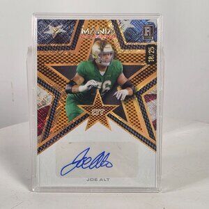 Joe Alt Rookie Card 18/25 Immaculate Autographed Wild Card Mania American Footba